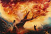 draw cool fantasy concept art for you