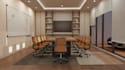 craft 3d interior design ,render modern co working space, office , walkthrough