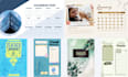 design a high quality digital planner, journal, calendar