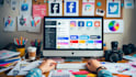 create social media post