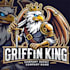 do make grifin king mascot logo design with express delivery