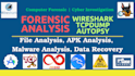 do computer, digital forensics using autopsy, wireshark, ftk imager, make report