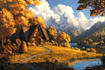 draw fantasy concept landscape illustrations