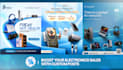 design electronics discount banner or sale post for instagram, facebook