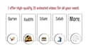 create custom 2d animated explainer video on islamic content