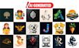 create awesome ai generated logo with midjourney