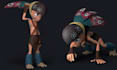 do 3d character modeling cartoon character 3d modeling stylized character 3d rig