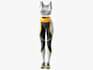 model and design 3d industrial product for 3d socks, yoga pants, cap, glove belt