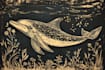 illustrate animal or botanical linocut based on your request