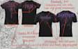 create dark cyber sigil and tribal designs for gymwear and streetwear