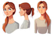 create cartoon character or avatar in vectors