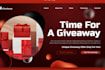 create raffle website, giveaway website, compensation website