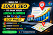 do local SEO to rank your local business on google top page