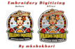 do embroidery digitizing logo digitizing into dst pes emb