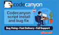 install and setup any PHP script or codecanyon script