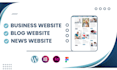 develop a responsive and modern wordpress automated blog website
