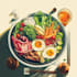 digital food illustration creation