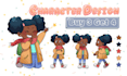draw kids character design for children book illustration