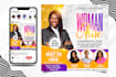 create pro fb, ig post, social media flyer, or carousel