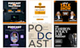 design a professional podcast cover art and podcast design