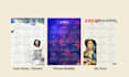 send you the 2025 calendar design you choose