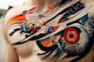 draw an abstract custom tattoo design