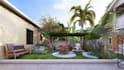design front yard, back yard, swimming pool landscape design 3d render