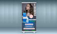 design attractive banner billboard signboard and rollup banner