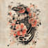 design custom flash tattoo in woodblock style