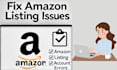 do amazon variation listing and fix amazon seller account issues