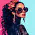 draw a digital fashion illustration