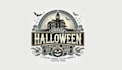 design modern awesome halloween logo