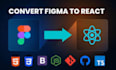 convert the figma design to react js tailwind CSS