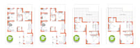 design architectural floor plan, house plan using autocad