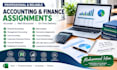 do financial analysis, accounting and finance assignments