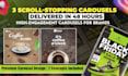 design high engagement instagram carousel posts