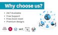 develop business website, landing page and blog website