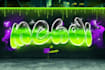 do hand lettering, bubble, graffiti, dripping logo design
