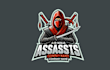 design awesome ninja assassin mascot logo only 15 hours