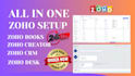 set up your zoho zoho CRM zoho bigin zoho campaigns zoho form zoho books sites