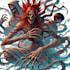 do fantasy horror vampire character art