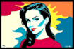 do comic pop art portrait