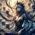 make fantasy horror villain character art