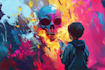 do illustration expresionism art, graffity, abstract