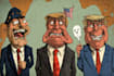 create funny political cartoons