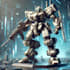 design unique mecha robot art for you