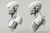 illustrate robots and armored characters