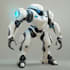 draw mecha robot character sheet design
