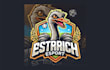 do creative ostrich mascot logo with unlimited revisions