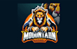 do awesome mountain lion mascot logo with creative concepts